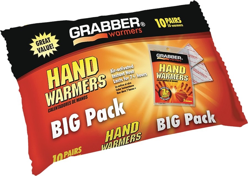 grabber hand warmers 10 pack