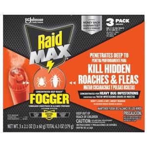 Raid Max DEEP REACH 12565 Fogger, 875 sq-ft Coverage Area, Clear