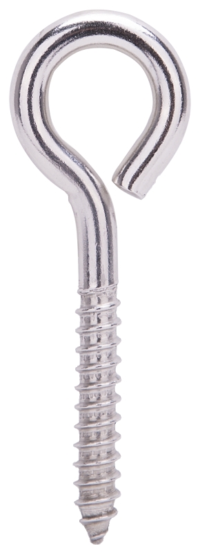 ProSource LR262 Lag Eye Bolt, 9 mm Thread, Screw Thread, 2 in L Thread, 1-3/8 in Dia Eye, 374 lb Working Load