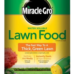 Miracle-Gro 1001834 Water Soluble Lawn Food, 5 lb Box, Granular, 36-0-6 N-P-K Ratio (Discontinued)
