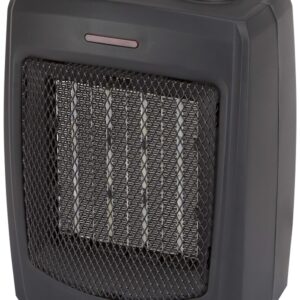 PowerZone PTC-700 Heater, 12.5 A, 120 V, 1500 W, 1500 W Heating, 2-Heat Setting, Black