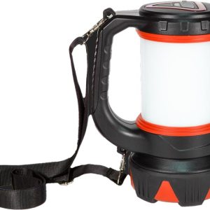 Dorcy 41-3081 USB Lantern, Lithium-Ion Battery, Black/Red