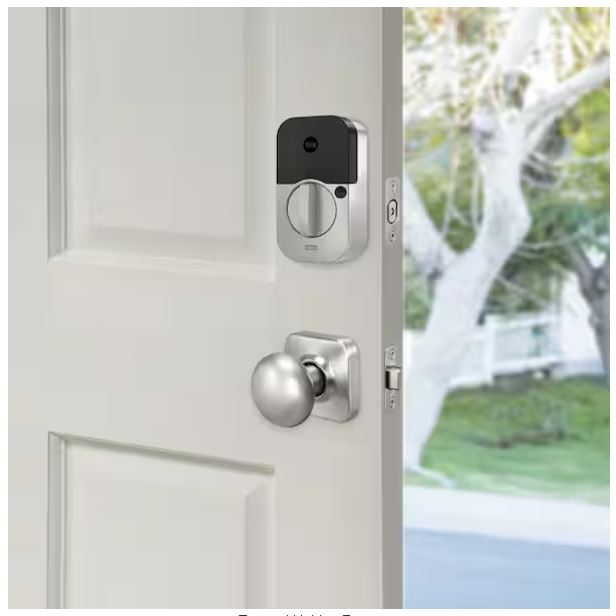 Yale Assure Lock 2 Touch Series YRD410-F-WF1-619 Keypad with Wi-Fi, Grade 2 Grade, Satin Nickel, 2-3/8, 2-3/4 in Backset - Image 5